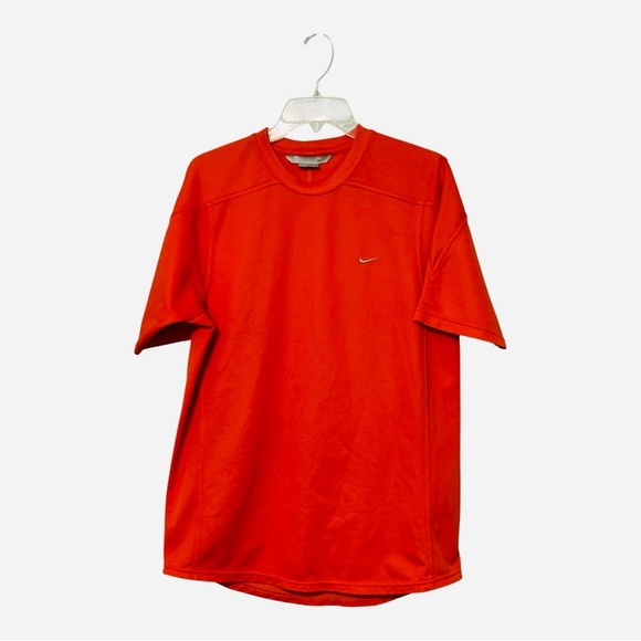 Orange Vntg Nike Jersey Short Sleeve Silver Tag Shirt M - Picture 1 of 9